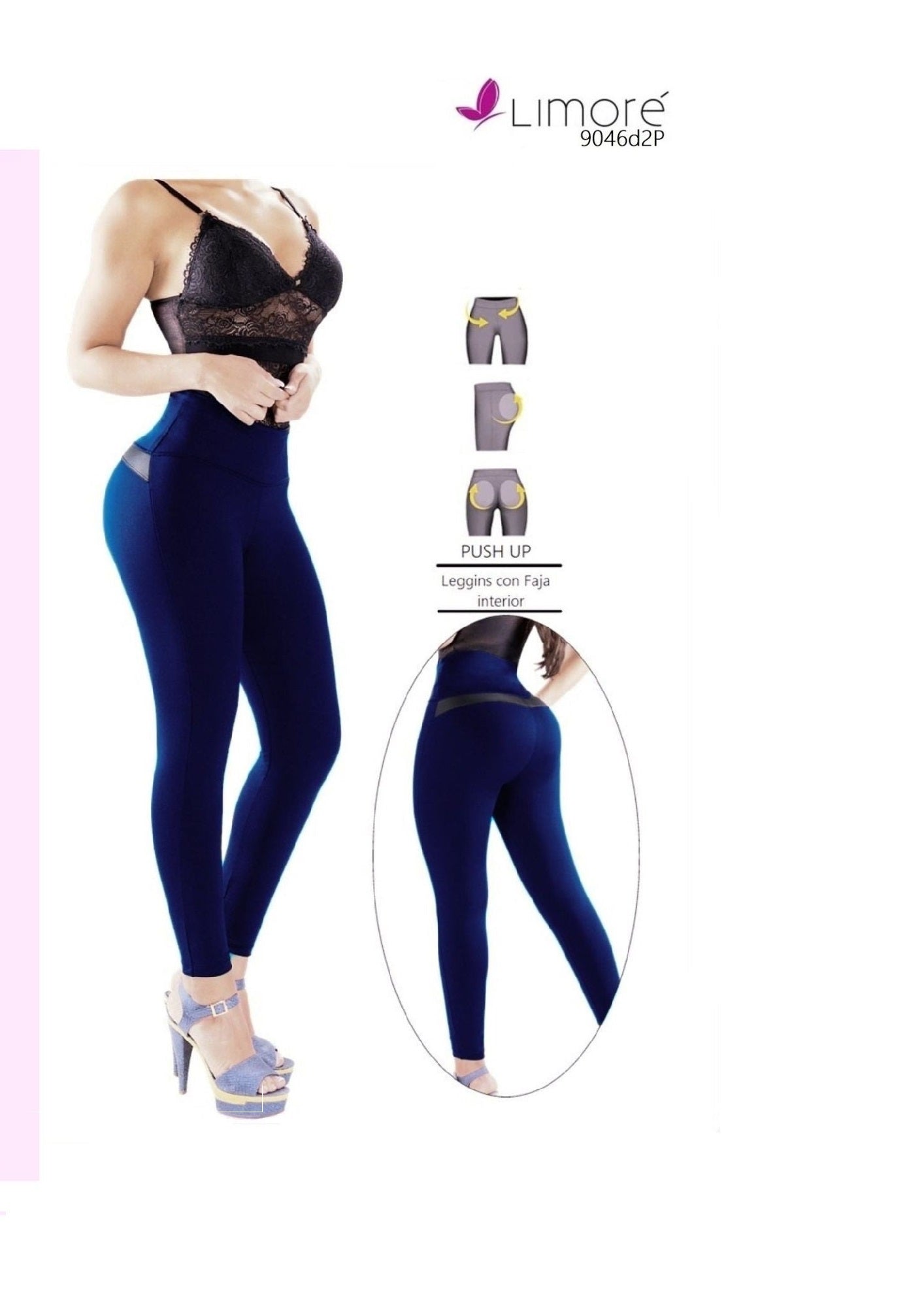 LEGGINS • Levantacola (Azul)