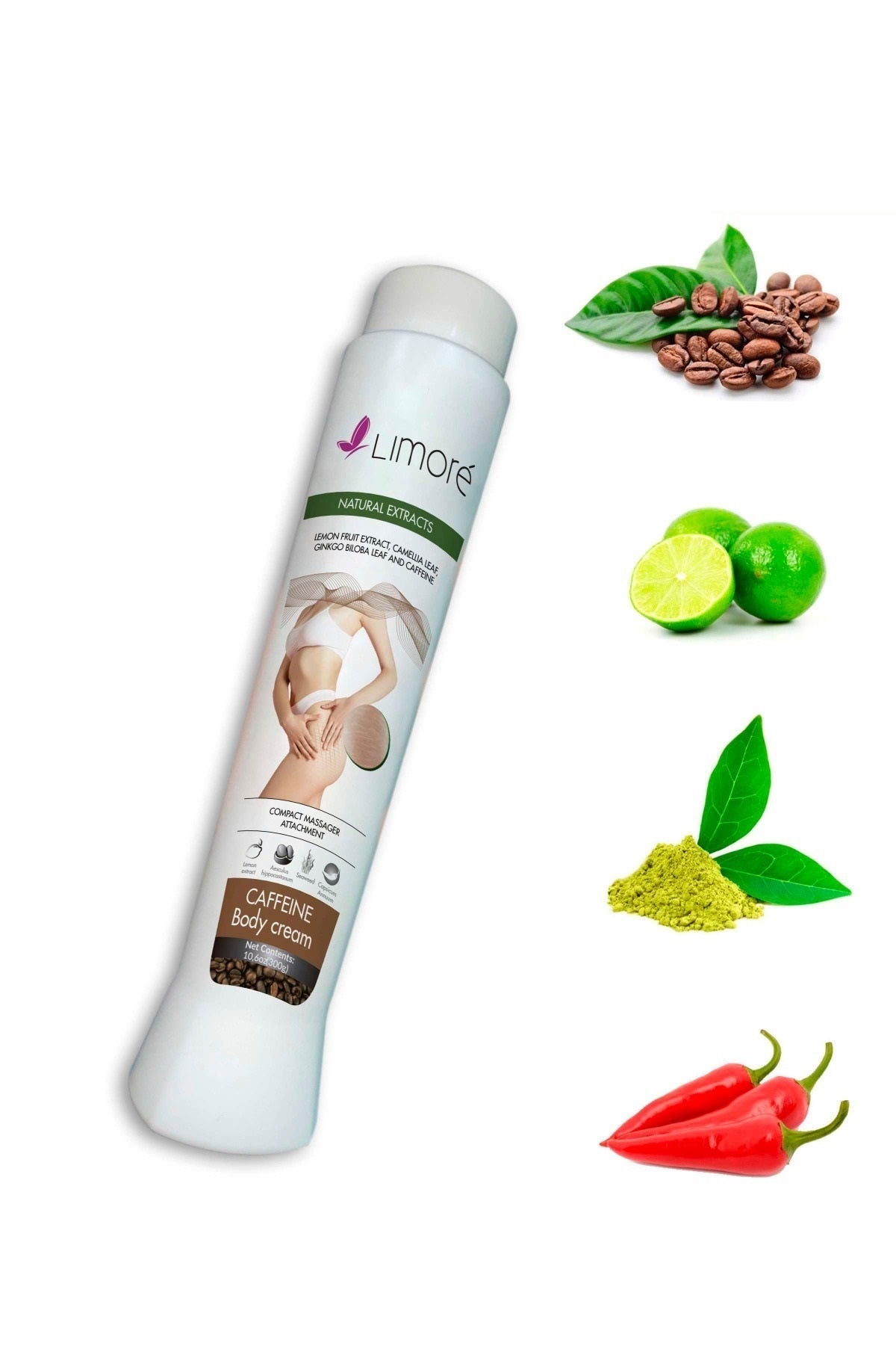 CREMA CAFEINA • Efecto Anti-Estrías (300gr)