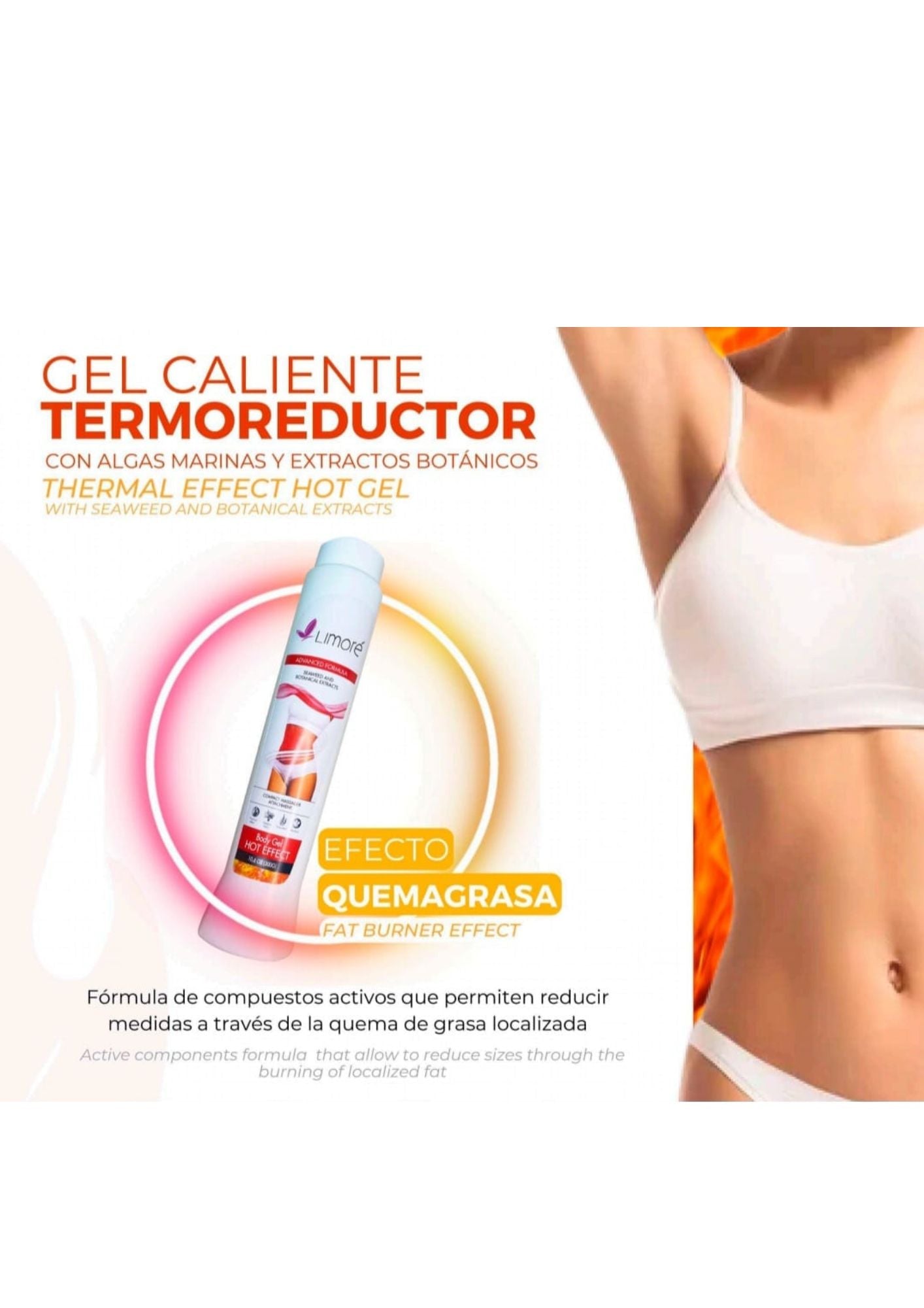 GEL CALIENTE • Efecto Quemagrasa (300gr)