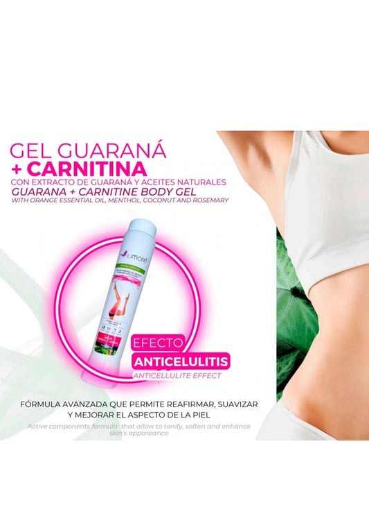 GEL GUARANA+CARNITINA • Efecto Anticelulitis (300gr)
