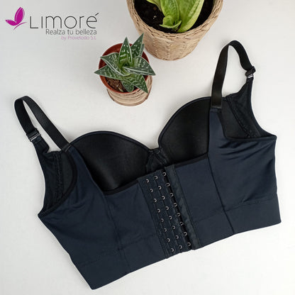 SUJETADOR COVER BRA • Ideal Busto Grande (Negro)