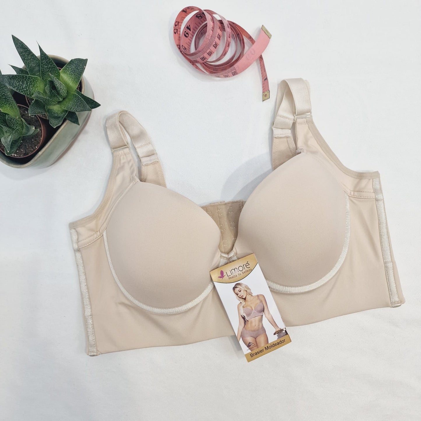 SUJETADOR COVER BRA • Ideal Busto Grande (Beige)