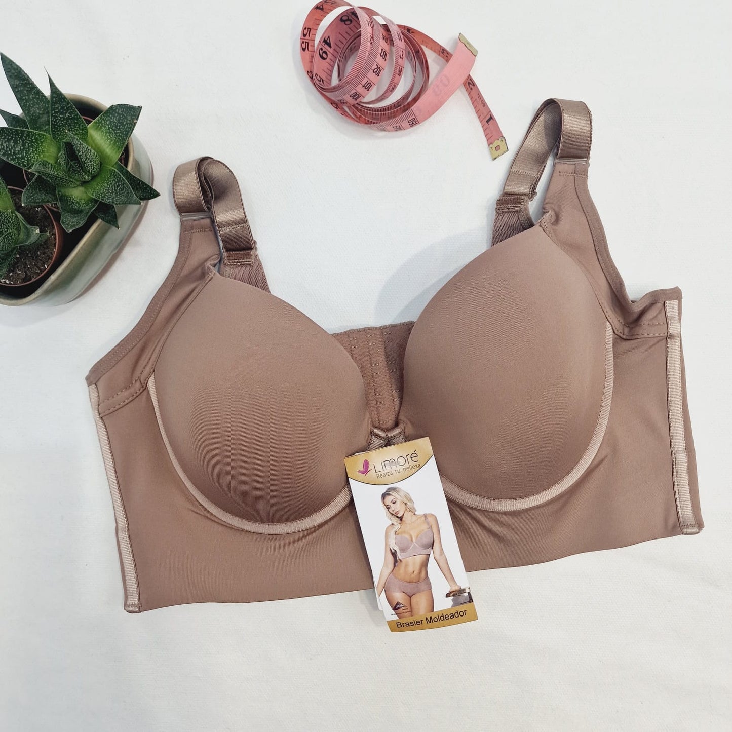 SUJETADOR COVER BRA • Ideal Busto Grande (Moka)